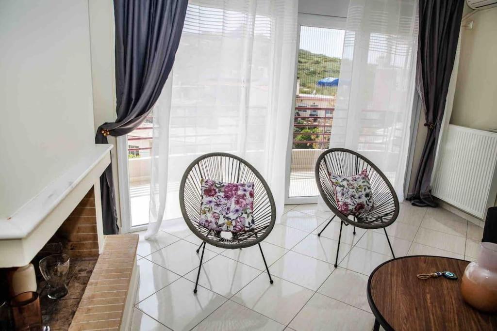 Lavrio Seaview 2Bdr Apt 4 Min Dive From The Sea Exteriér fotografie